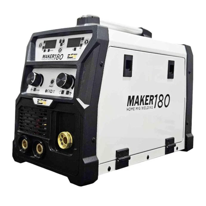 Soldadora Electrica 180Amp, MAKER180, Inverter, 110/220V, MIG/MMA/TIG Lift, Profesional