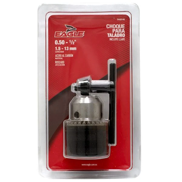 Mandril Taladro Repuesto 1/2, Inc.Llave, Universal, Blister - Imagen 2