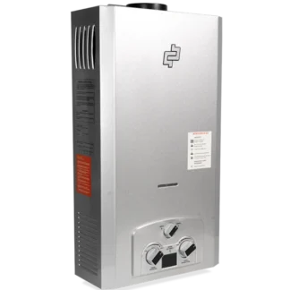Calefon A Gas 26 lt, Gris/Blanco