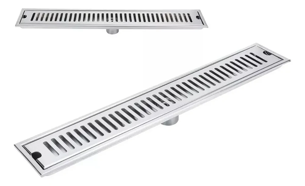 Rejilla Met. Rect. 600 X 100 X 80 (mm) (L/A/h), Acero Inox. Satinado - Imagen 2