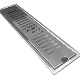 Rejilla Met. Rect. 600 X 100 X 80 (mm) (L/A/h), Acero Inox. Satinado