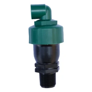 Valvula Aire 3/4, Pl., NPT-M, Cinetica, Verde, PN-10