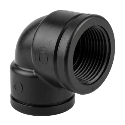 Codo NPT Negro IRRITEC - Conexión para Riego y Plomería