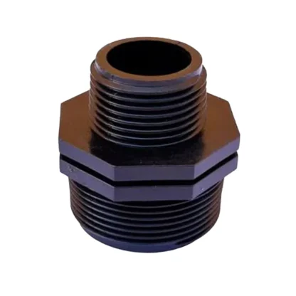 Neplo Reducción 1" x 3/4" Macho NPT Plástico Negro IRRITEC