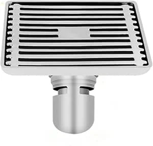 Rejilla Acero Inox. 2 , 10 X 10, Cuad., Antiolores, Cr.
