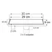 Rejilla Met. Rect. 300 X 100 X 80 (mm) (L/A/h), Acero Inox. T/Ciega, Satinada - Imagen 6