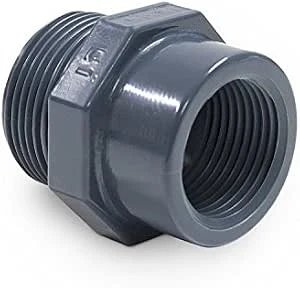 Cupla Macho/Hembra 1 X 3/4, Negro