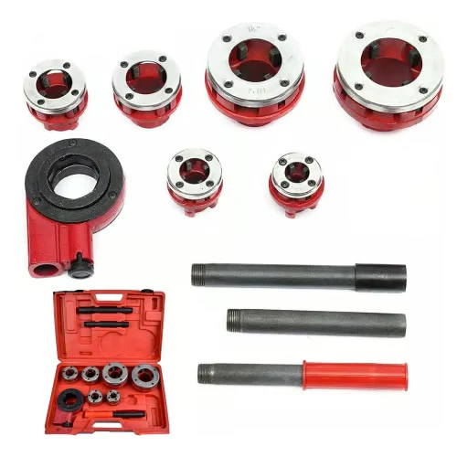 Tarraja Met. 1/2 a 2, NPT, Manual, PVC/HG, Maletin - Imagen 3