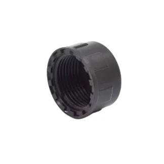 Tapón Roscado Hembra 1-1/4" Negro TW