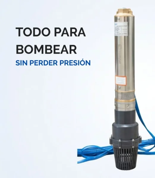 Bomba sumergible con válvula de pie: todo para bombear sin perder presión