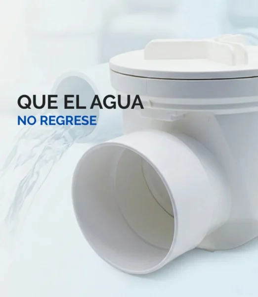 Válvula check PVC de 110 mm para desagüe: que el agua no regrese