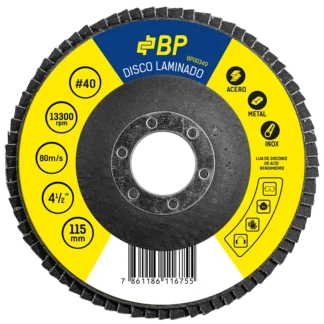 Disco Flap 4-1/2, Grano #80, Azul, BP00351