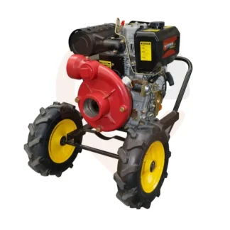 Motobomba Diesel 14Hp, 3, Presion, Caracol, Incl. Chasis y Ruedas