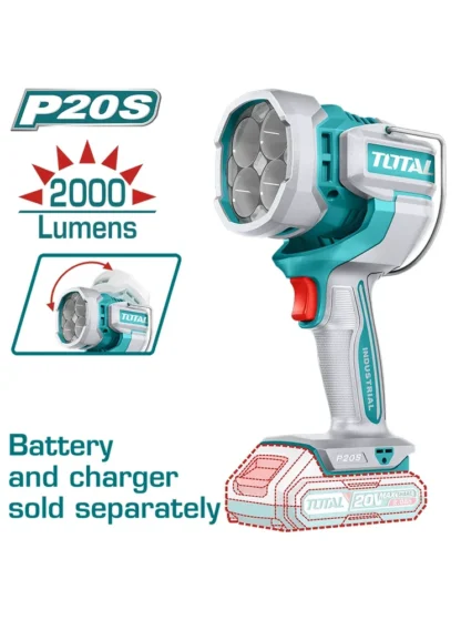 Linterna Inalam., 22.5W, 20V, 2000 Lum, TWLI2088