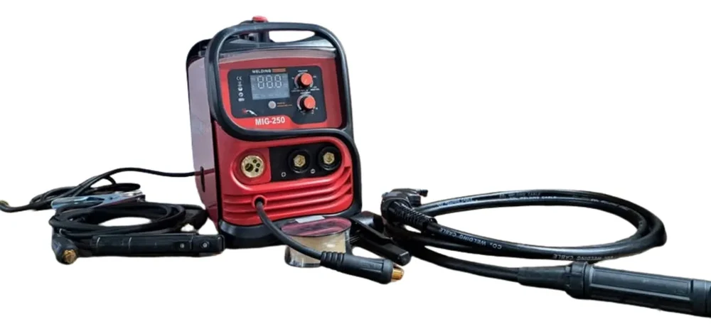 Soldadora 250Amp, Inverter, 110/220V, MMA/MIG/TIG-LIFT, Pant.LED - Imagen 6