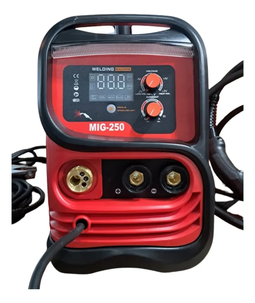 Soldadora 250Amp, Inverter, 110/220V, MMA/MIG/TIG-LIFT, Pant.LED - Imagen 3