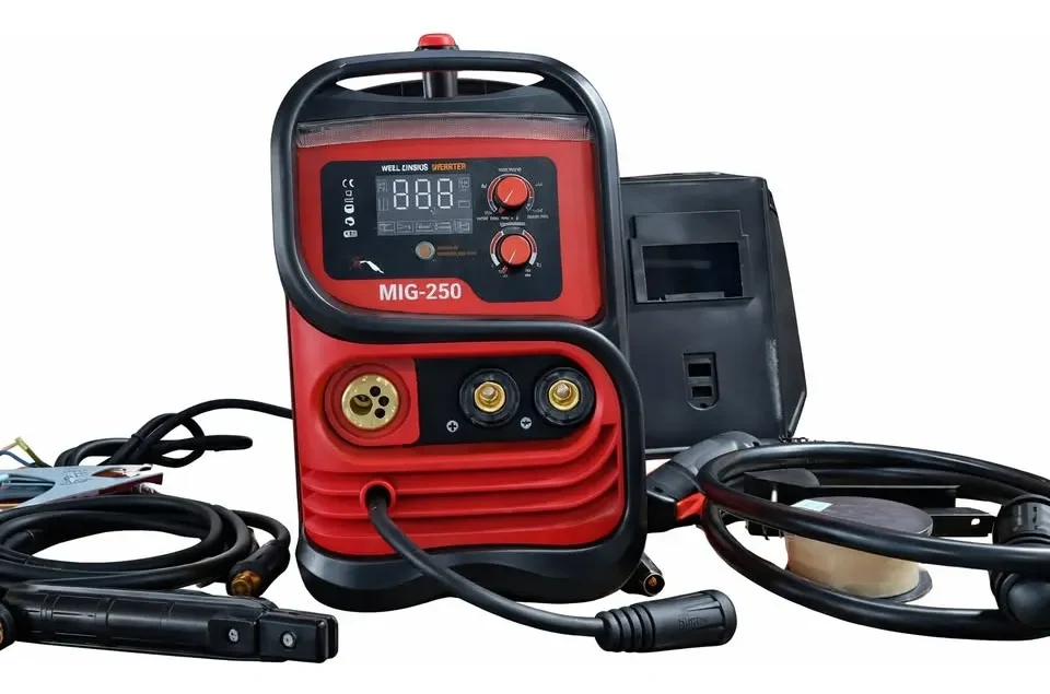 Soldadora 250Amp, Inverter, 110/220V, MMA/MIG/TIG-LIFT, Pant.LED - Imagen 2